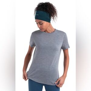 💫Icebreaker Women’s Merino Blend 125 Cool-Lite™️ Short Sleeve, Grey, XS, NWOT